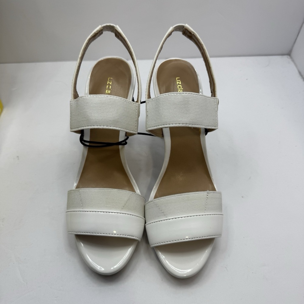 Liz Claiborne Dara Women's White Strappy Heels Size 6 M Medium BNIB - Picture 8 of 11